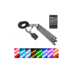 Εσωτερικός Φωτισμός Αυτοκινήτου με 12 Led & Τηλεχειριστήριο 4τμχ DRW-035012