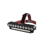 Ρυθμιζόμενος Επαναφορτιζόμενος Φακός Κεφαλής LED 90 Μοιρών 8LED W681