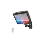 Ηλιακό Φωτιστικό Επιτοίχιας Τοποθέτησης με Ανιχνευτή Κίνησης και Τηλεχειριστήριο 6721 XG-T31 σε Μαύρο Χρώμα