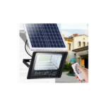 Ηλιακός Προβολέας Ισχύος 100W IP67 με Τηλεχειριστήριο σε Μαύρο χρώμα HP-S01