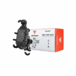 Motowolf Βάση Κινητού Μοτοσυκλέτας με Ρυθμιζόμενο Βραχίονα για τον Καθρέπτη με Σύστημα Φόρτισης MDL2827CJ