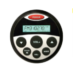 Hasda Ηχοσύστημα Σκάφους 4x40W Αδιάβροχο με AUX / USB / Bluetooth Μαύρο MP-804BT