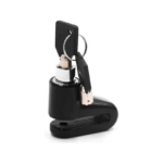 Λουκέτο Δισκόφρενου με 2 Κλειδιά Πείρο 55mm Μαύρο CTL-0020 - OEM