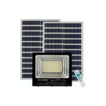 Αδιάβροχος Ηλιακός Προβολέας 2000W IP67 1600 SMD LED Με 2 Ηλιακά Πάνελ & Τηλεχειριστήριο - RiXME RZ-2000W