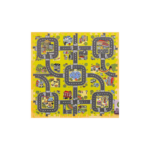 Παιδικό Πάζλ Δαπέδου Κυκλοφοριακής Αγωγής Με Δρόμους και Πόλη Eva Foam Λάστιχο 9 Τεμάχια 93cm x 93cm - OEM