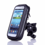 Αδιάβροχη Βάση – Θήκη Μηχανής-Ποδηλάτου για Κινητά, Smartphone, GPS & iPhone έως 5,7in Fly 53570