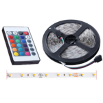 Αδιάβροχη Ταινία LED 5m RGB Με Τηλεχειριστήριο 5050 (IP65)