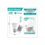 Arrango Λάμπα LED για Ντουί E27 και Σχήμα A60 RGB AP76533