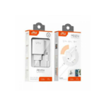 Φορτιστής με Θύρα USB TAPE C Και Καλώδιο Lightning 20W Power Delivery Λευκός (KT-02) 40054562