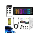 Led Εύκαμπτη Οθόνη Πάνελ Πινακίδα Bluetooth Προσαρμοσμένο Κείμενο Κινούμενη Εικόνα Μέσω App Αυτοκίνητο 10×37εκ(JC)  54991022