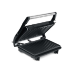 Τοστιέρα Γκριλιέρα 1000W Μαύρη RAF-R240