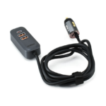 Moxom Φορτιστής Αυτοκινήτου Γκρι Γρήγορης Φόρτισης Με Θύρες: 4xUSB 1xType-C Μαζί Με Καλώδιο Type-C MX-VC24