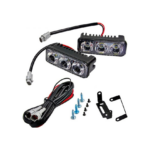 Τετράγωνα Αδιάβροχα Φώτα Ημέρας Αυτοκινήτου LED Universal 10-30V 18W 9cm 2τμχ HAL057