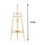 Επιδαπέδιο Καβαλέτο Ζωγραφικής Ξύλινο - 48x52x145εκ. 39092384