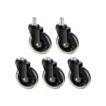 Vevor Ροδάκι Επίπλου Από Μέταλλο Σε Μαύρο Χρώμα 7.62x7.62x11.8cm BGLGJAZ3INCH1FZCLV0 5τμχ