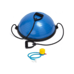 Μπάλα Ισορροπίας Με Λάστιχα Και Τρόμπα Μπλε Με Διάμετρο 60cm 25566-69 41184964