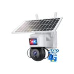 IP Κάμερα Παρακολούθησης 4K Αδιάβροχη Μπαταρίας σε Μαύρο Χρώμα Andowl Q-SX66 4G