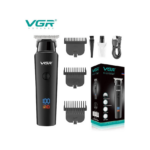 Επαναφορτιζόμενη Κουρευτική Μηχανή Μαύρη VGR V-937