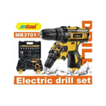 Ηλεκτρικό Τρυπάνι Μπαταρίας Με 2 Μπαταρίες Και Βαλιτσάκι Μεταφοράς Andowl MR3701 - Electric Drill Set