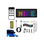 Εύκαμπτη Οθόνη Πάνελ Πινακίδα Led Bluetooth Προσαρμοσμένο Κείμενο Κινούμενη Εικόνα Μέσω App Αυτοκίνητο 10×37εκ 10580