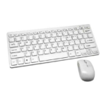 Πληκτρολόγιο Μίνι Φορητό Ασύρματο Ποντίκι K-03 - Λευκό