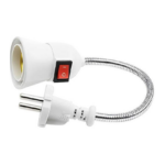 Ντουί Ρεύματος με Υποδοχή E27 σε Λευκό χρώμα 103214 45188214