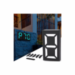 Επιτοίχιο Led Ηλιακό Φωτιστικό Αριθμού Οικίας 0.36W με Φωτοκύτταρο IP55 000.230.10424 Όλα Τα Νούμερα 0-9