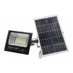 Στεγανός Ηλιακός Προβολέας IP66 Ισχύος 200W με Τηλεχειριστήριο και Αισθητήρα Φωτός και Ψυχρό Λευκό Φως PS-112250