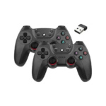 Σετ Ασύρματα Gamepad 2.4G 2 τμχ Γκρι Σκούρο 54153081