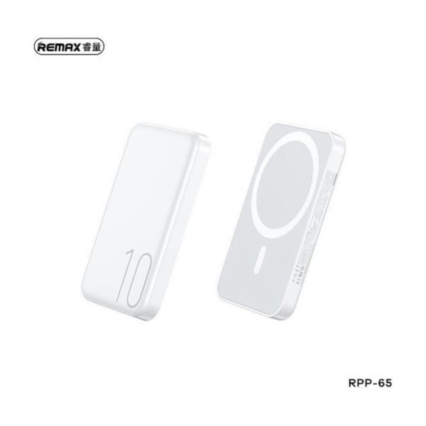 Remax RPP-65 MagSafe Power Bank 10000mAh 15W με Θύρα USB-C Λευκό 38124700