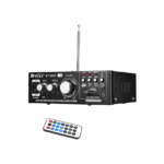 Ενισχυτής Ήχου Bluetooth Hi-Fi Stereo (FM/USB/SD/MP3/Karaoke/AUX/CD/DVD) 10W/4Ω με Τηλεχειριστήριο BT-698D 41174412