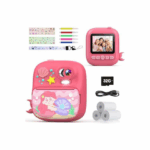 Παιδική Φωτογραφική Μηχανή 12MP με Θερμική Εκτύπωση Ροζ TIATUA 57248751