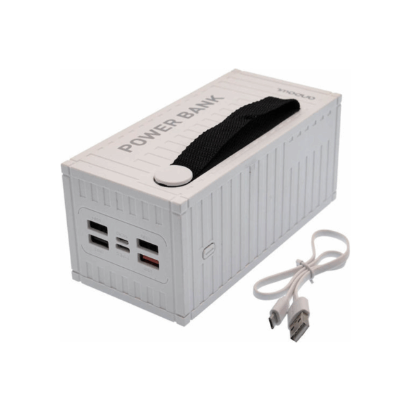 Andowl Power Bank 68000mAh 30W με 4 Θύρες USB-A Quick Charge 3.0 Λευκό