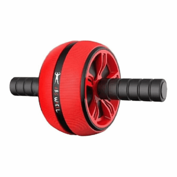 Abdominal Muscle Fitness Ρόδα Κοιλιακών Κόκκινη με Αντιολισθητικές Λαβές και Στρωματάκι για τα Γόνατα 29135716