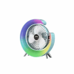 Επιτραπέζιος Ανεμιστήρας Περιστρεφόμενος με RGB LED Φωτισμό Andowl Q-FS800B