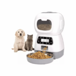 Έξυπνη Αυτόματη Ταΐστρα “Ρομπότ” Κατοικιδίων με Ήχο και Οργανόγραμμα Παροχής Τροφής 3.5L KL-QLYB-16