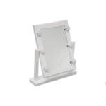 Επιτραπέζιος Καθρέφτης Με LED Φωτισμό Για Μακιγιάζ Τύπου Καμαρίνι 37x9x40.5cm - Λευκό