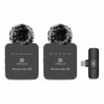 Σετ Ασύρματο Μικρόφωνο Πέτου Clip On για Κάμερα Puluz PU647B (Lightning)