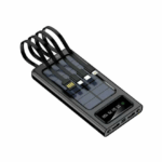 Ηλιακό Power Bank 10000mAh με 2 Θύρες USB-A και Θύρα USB-C Quick Charge 3.0 Μαύρο Awei P130K