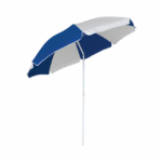 Ομπρέλα Παραλίας 2m 180gsm 8 Ακτίνες 4mm Μπλε/Λευκή 12024