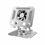 Αναδιπλούμενη Μεταλλική Βάση για Κινητά - Tablet - Notebook με Περιστροφή 360° Μαύρη Andowl Q-ZJ268