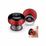 Ηλεκτρική Συσκευή Μασάζ Βεντούζα 12 Ταχυτήτων - Electric Cupping Massager Red Light Heating Pastsky DS-A23 Κόκκινο