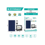 Ηλιακός Προβολέας LED 300W IP67 με Τηλεχειριστήριο Arrango AT47990