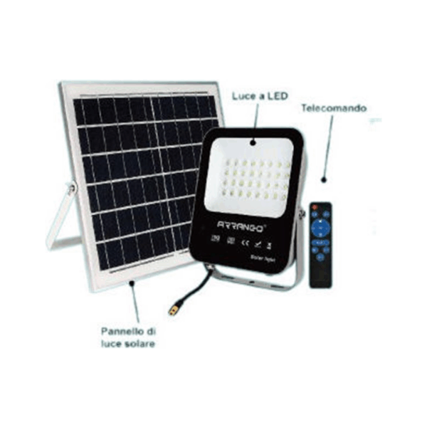 Ηλιακό Φωτιστικό Δρόμου 150W με Αισθητήρα Κίνησης και Τηλεχειριστήριο IP65 47808799