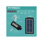 Στεγανό Ηλιακό Φωτιστικό Δρόμου 120W IP65 με Ανιχνευτή Κίνησης Arrango AP79248