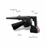 Φυσητήρας Χειρός με 1 Μπαταρία & Μέγιστη Ταχύτητα Αέρα Andowl  257.495km/h 58302421 - Image 2