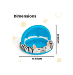 Safari Sun Shaded Παιδική Στρογγυλή Πισίνα Φουσκωτή 97x66εκ. Γαλάζια Bestway 41631684 - Image 3