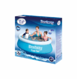 Στρογγυλή Πισίνα PVC Φουσκωτή 183x51εκ. Fast Set Bestway Μπλε 29638608 - Image 3