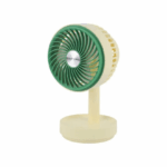 Επαναφορτιζόμενος Επιτραπέζιος Ανεμιστήρας με 3 Ταχύτητες Πράσινος Hoomei HM-8465