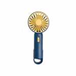 Φορητό Επαναφορτιζόμενο Ανεμιστηράκι Χειρός Μπλε Hoomei HM-8458